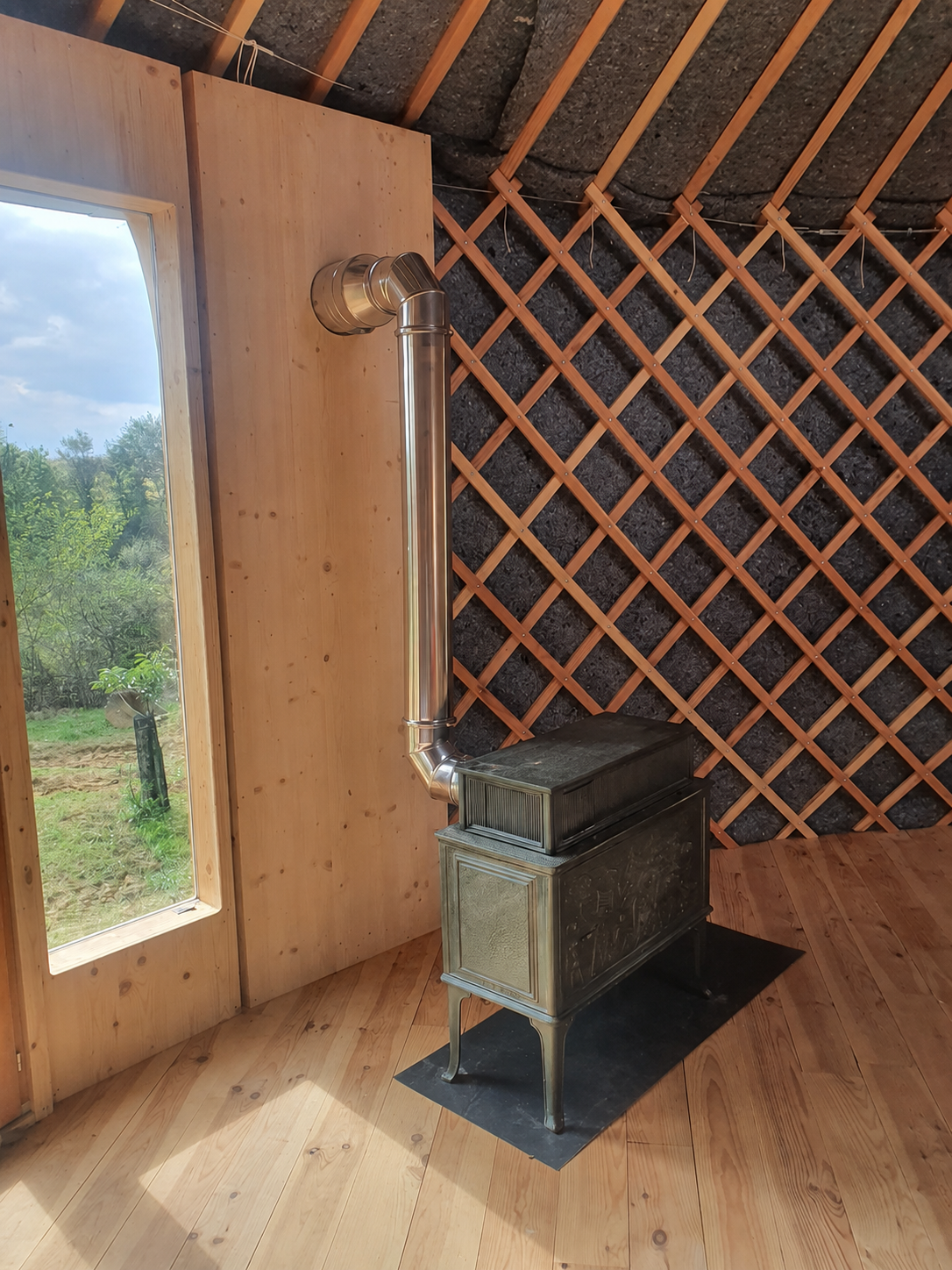 Module de sortie pour poêle à bois