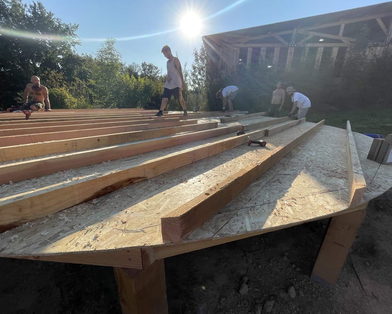 Plancher circulaire